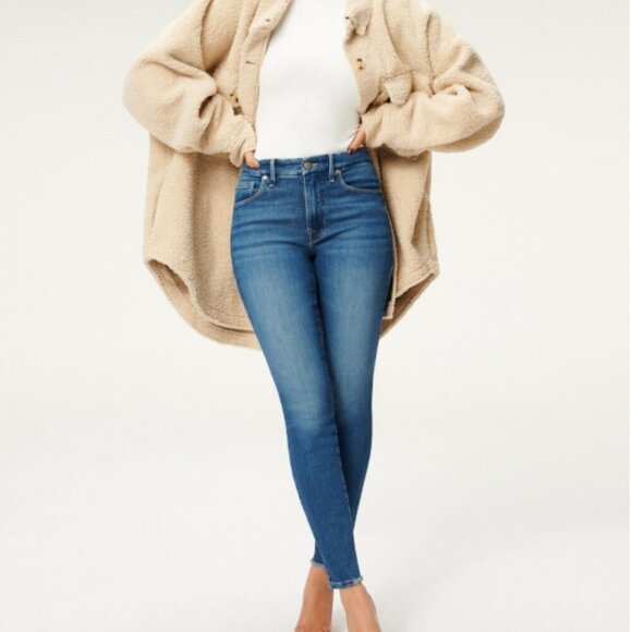 Good American GOOD LEGS LIGHT CHEW POCKETS Size 25 - Picture 1 of 8